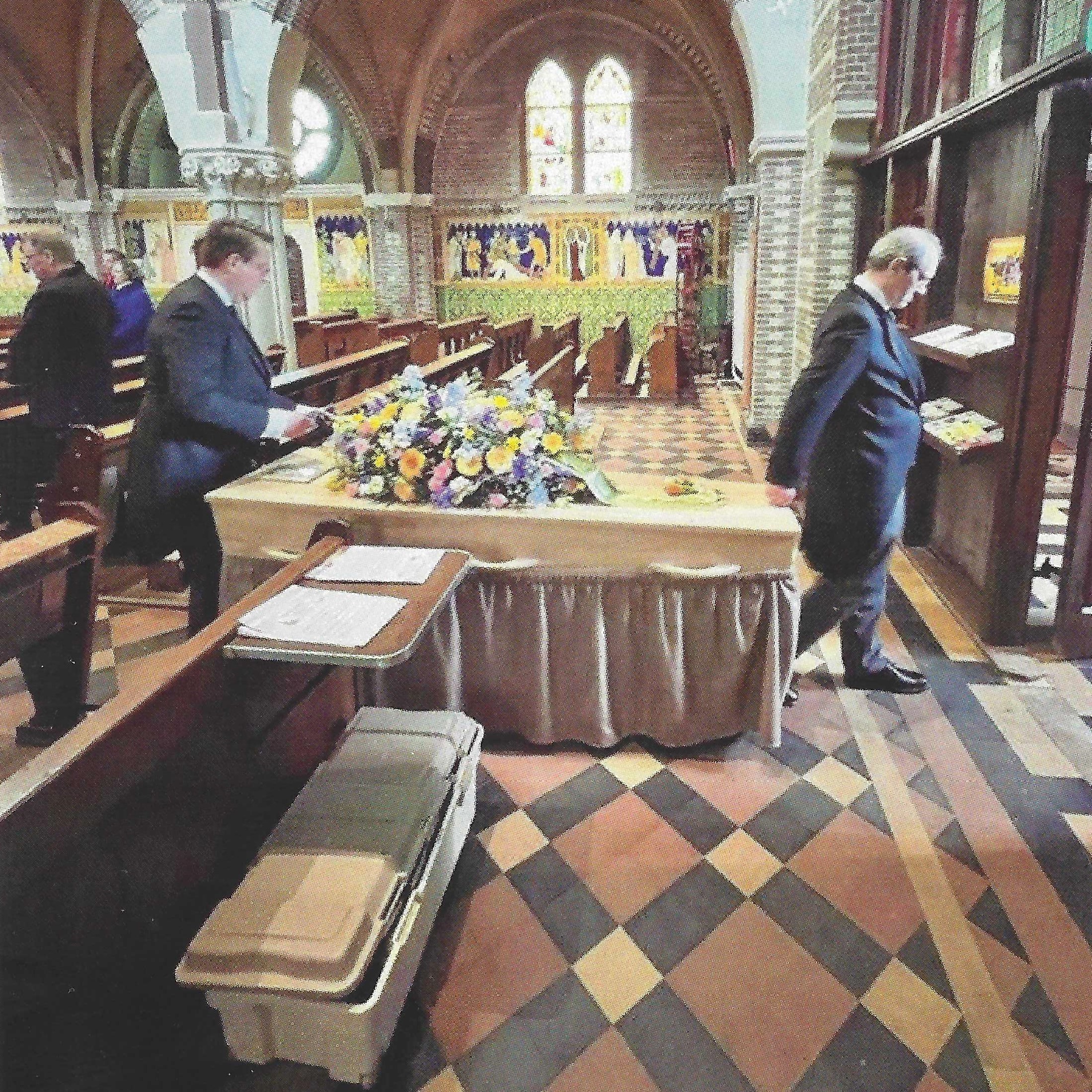 Foto in kerk